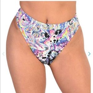 Liquid Tripp high waisted booty shorts
